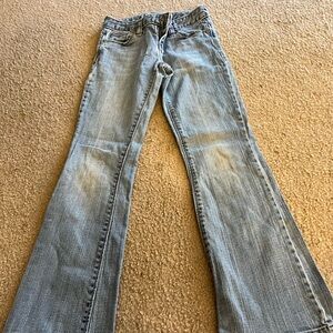 Girls boot cut jeans